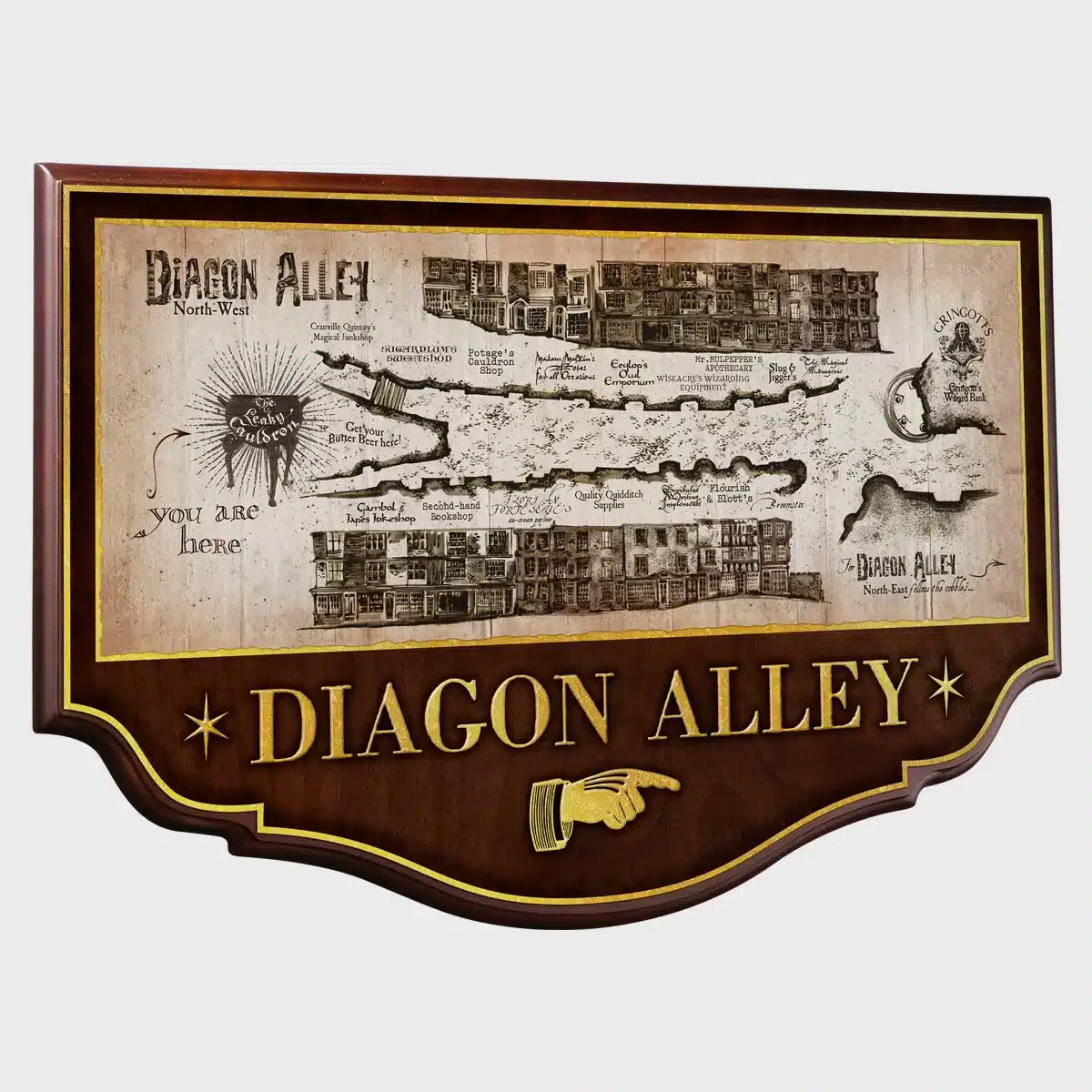Diagon Alley Wall Plaque